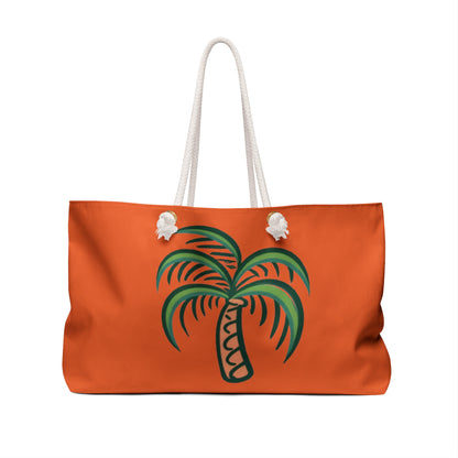 Palm Trees on Orange Weekender Bag - Ruppy's Creations