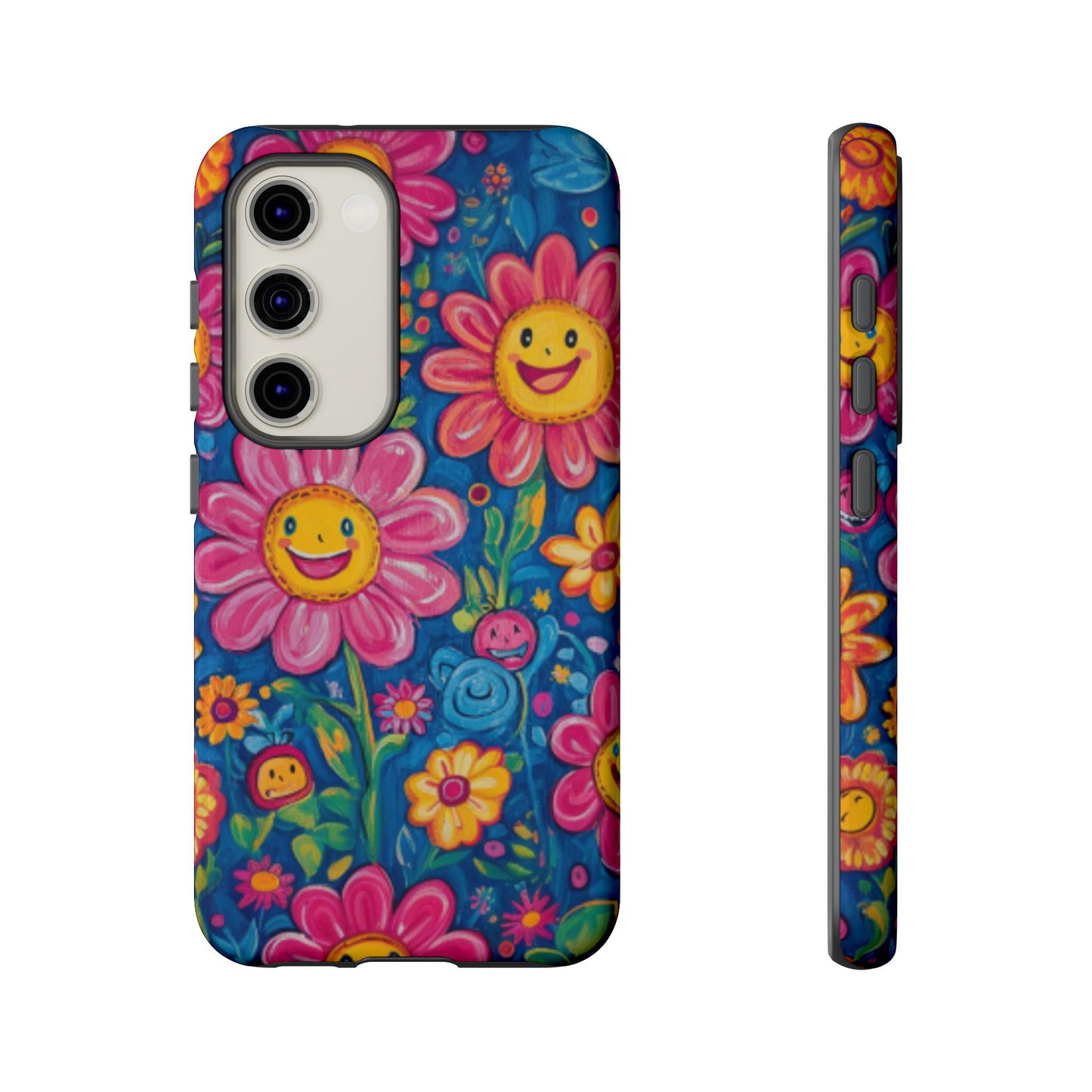 Cheerful Floral Tough Cell Phone Case - Ruppy's Creations