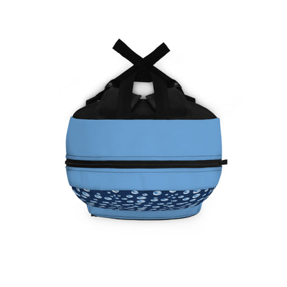 Water Bubbles Blue Backpack