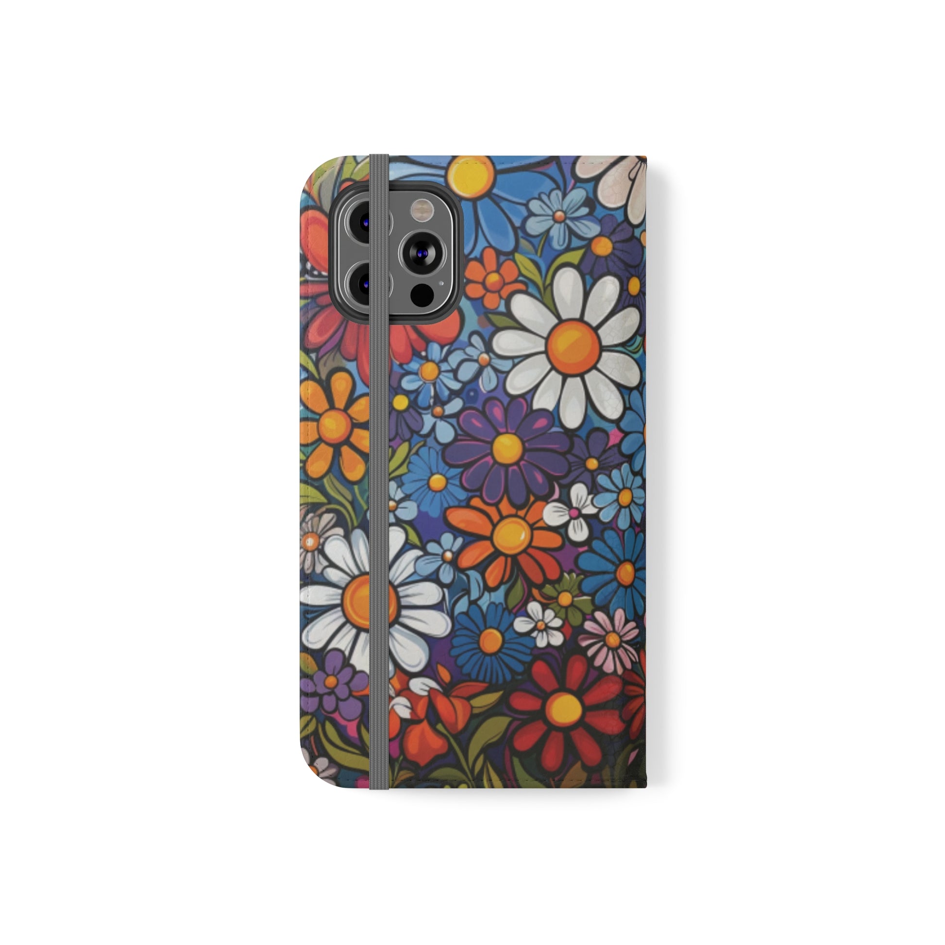 Hippie Floral Folio Case - Ruppy's Creations