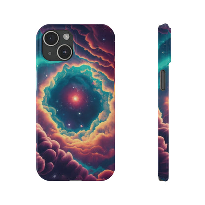 Space Nebula Slim Phone Case For I-phone