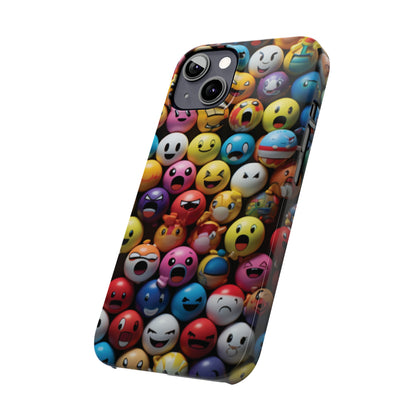 Emoji fun Slim Phone Cases