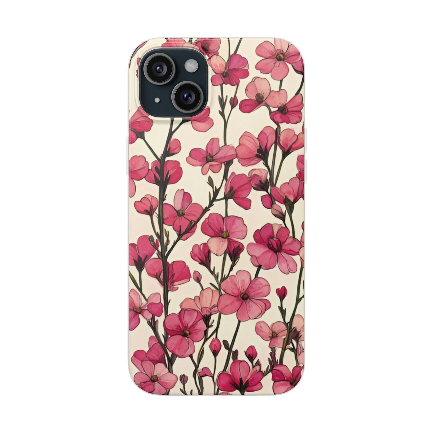 Pink Blossoms Flexi Case for Apple iphone & Samsung Galaxy - Ruppy's Creations