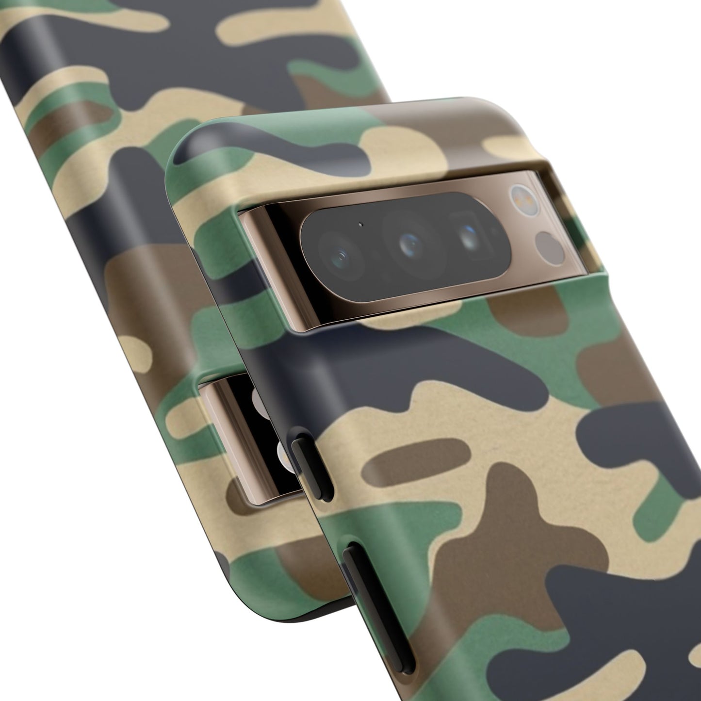 Camouflage Tough Phone Case for I phone, Samsung Galaxy and Google Pixel