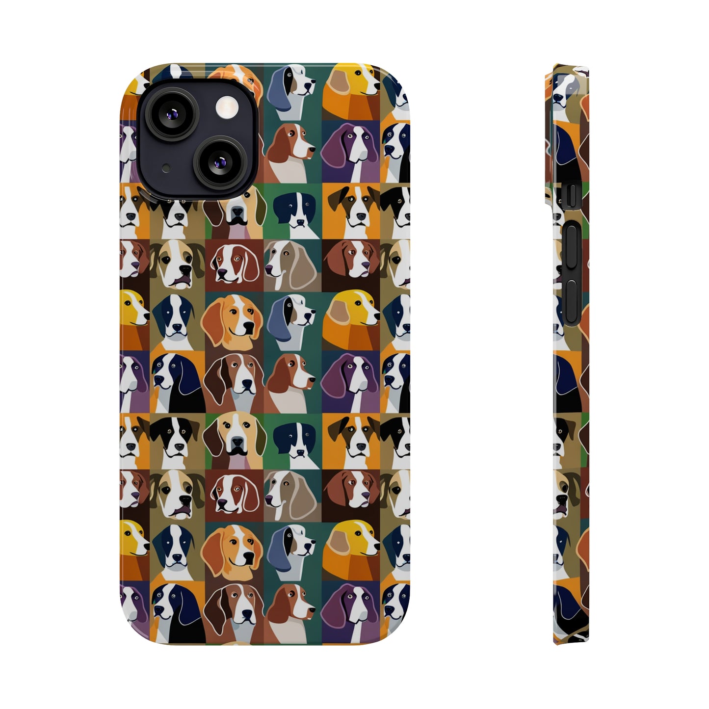 Dog Lovers Print Slim I Phone Case