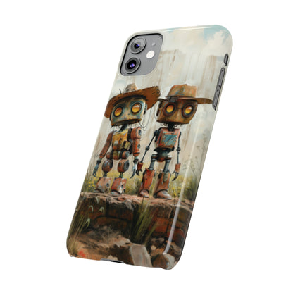 Cowboy Cowbots Slim Phone Case - Ruppy's Creations