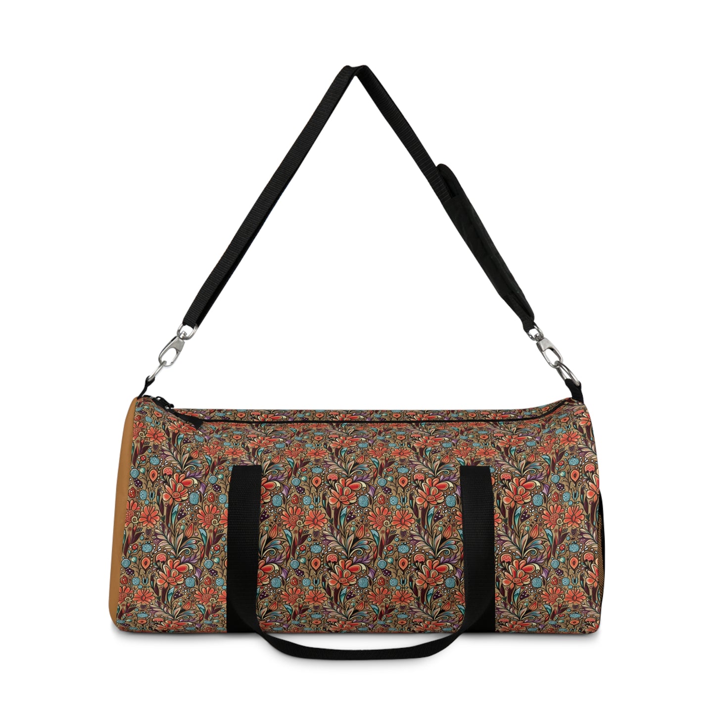 Boho Floral Duffel Bag