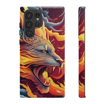 Blazing Beast Cell Phone Tough Case for I Phone, Samsung and Google Pixel