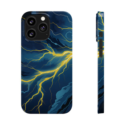 Lightning Strikes Slim Phone Cases