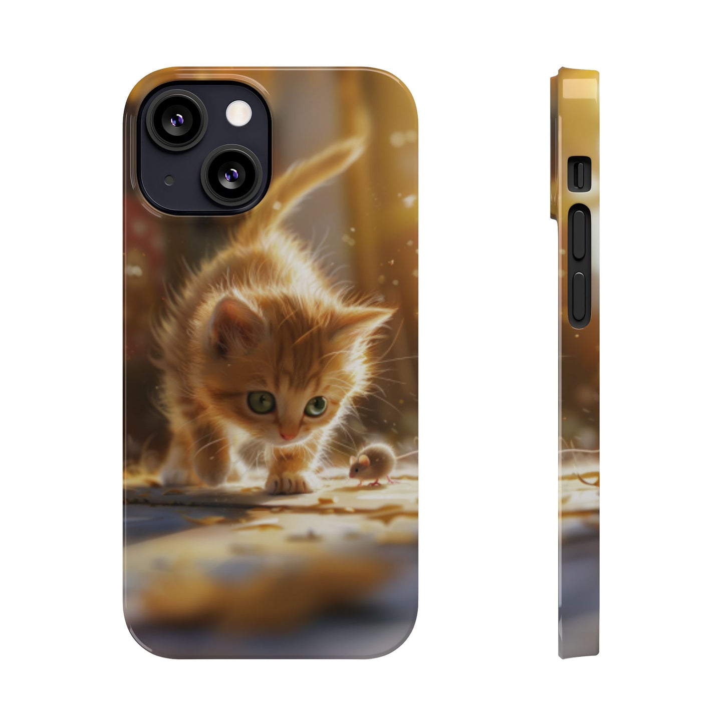 Cat & Mouse Slim iPhone Case - Ruppy's Creations