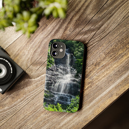 I Phone Waterfall Print Slim Phone Case