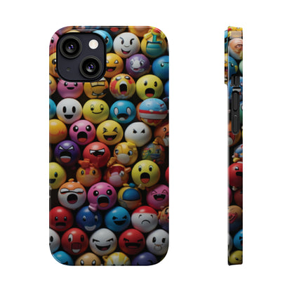 Emoji fun Slim Phone Cases