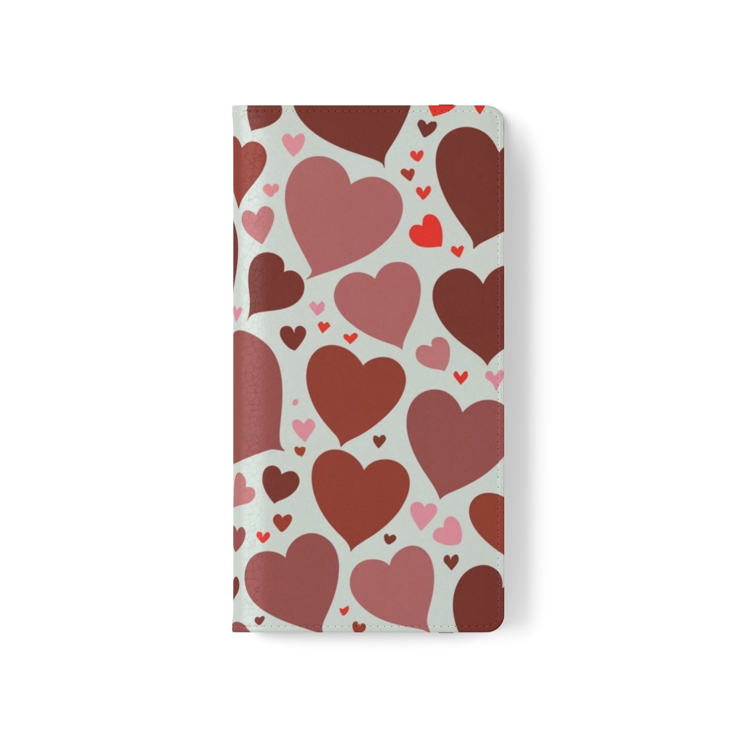 Hearts Folio Phone Case