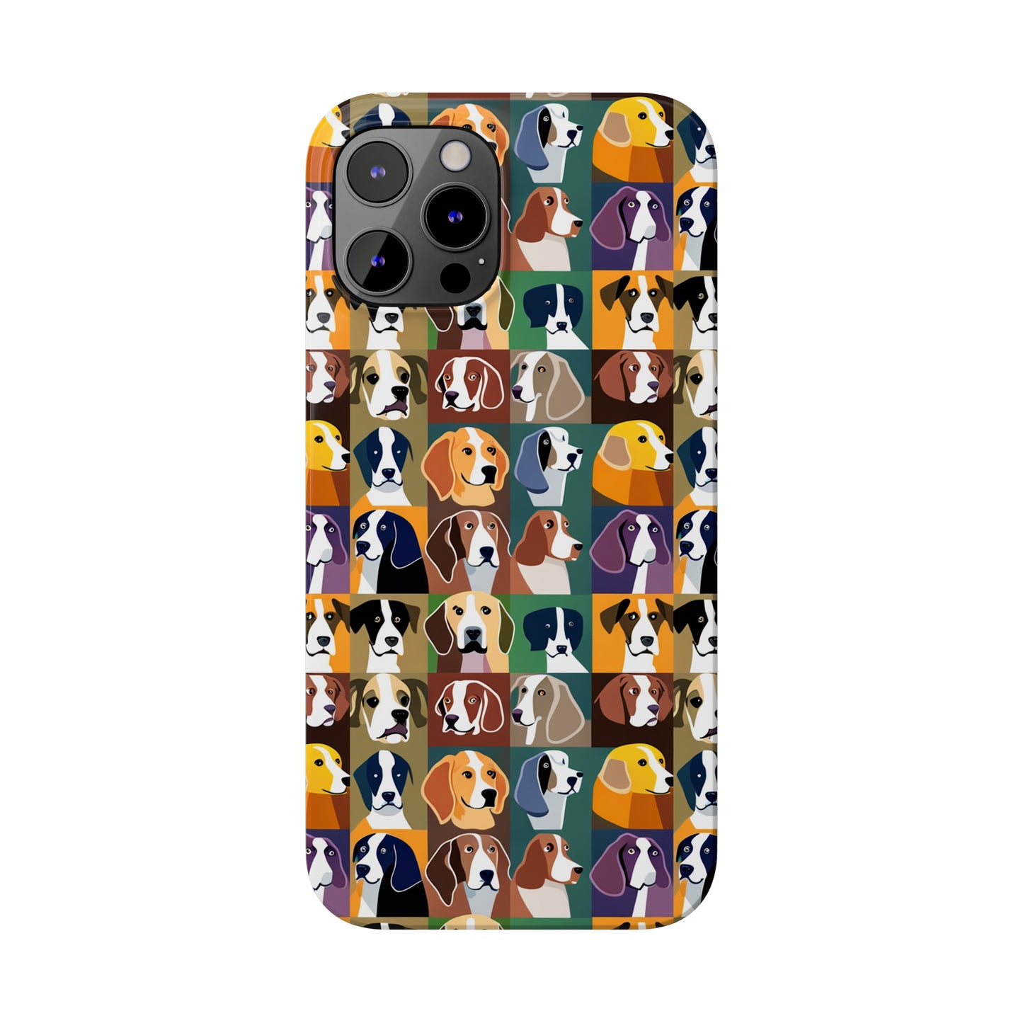 Dog Lovers Print Slim I Phone Case