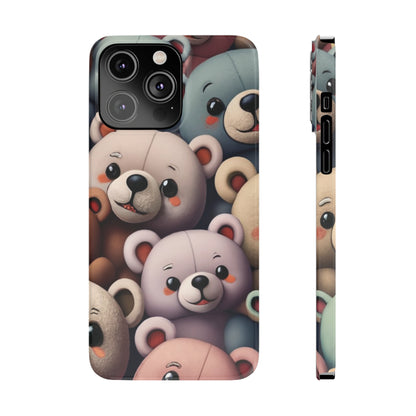 Teddy Bears I phone Slim Phone Cases