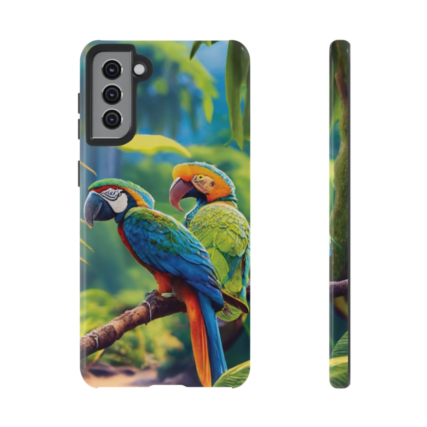 Tropical Birds Tough Cell Phone Cases - Ruppy's Creations