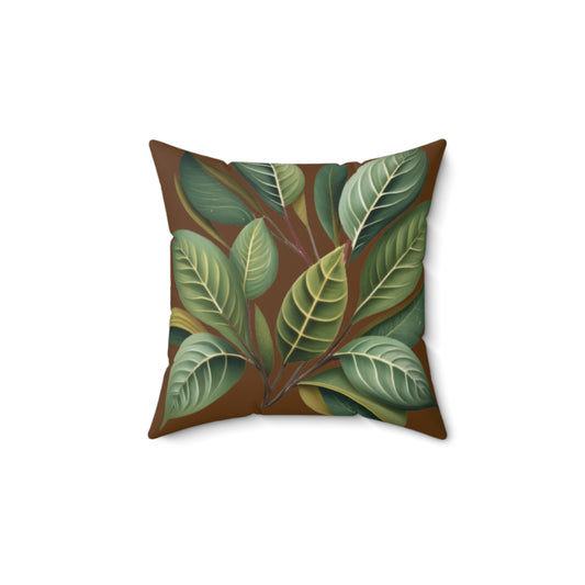 nature inspired throw pillow