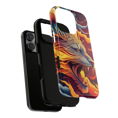 Blazing Beast Cell Phone Tough Case for I Phone, Samsung and Google Pixel