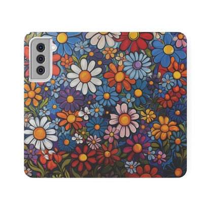 Hippie Floral Folio Case - Ruppy's Creations