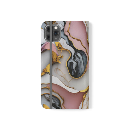 Golden Marble Folio Case