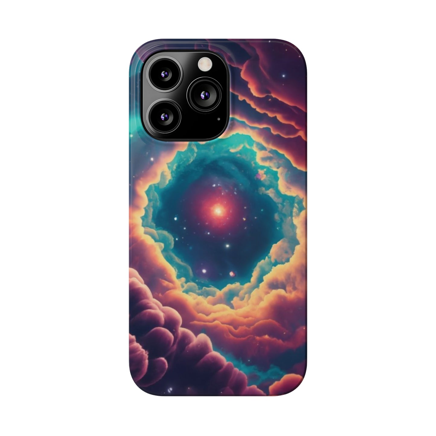 Space Nebula Slim Phone Case For I-phone