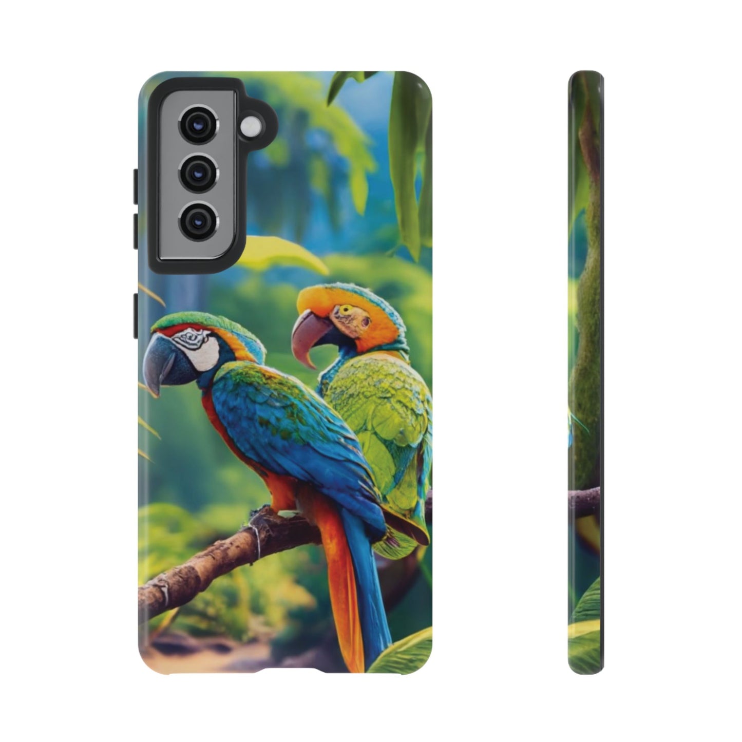 Tropical Birds Tough Cell Phone Cases - Ruppy's Creations