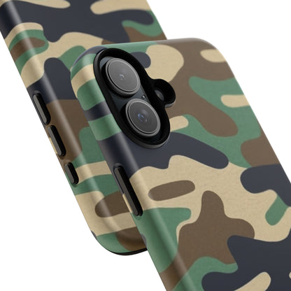 Camouflage Tough Phone Case for I phone, Samsung Galaxy and Google Pixel