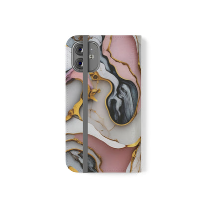 Golden Marble Folio Case