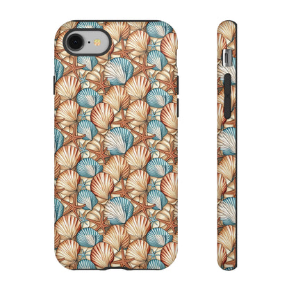 Starfish and Seashells Tough Cell Phone Case - Ruppy's Creations