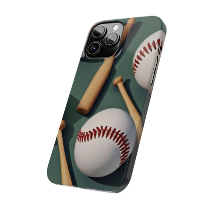 Baseball Fan I phone Slim Phone Cases - Ruppy's Creations