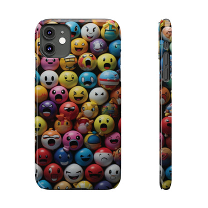 Emoji fun Slim Phone Cases