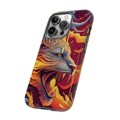 Blazing Beast Cell Phone Tough Case for I Phone, Samsung and Google Pixel