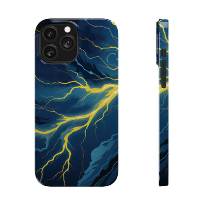 Lightning Strikes Slim Phone Cases