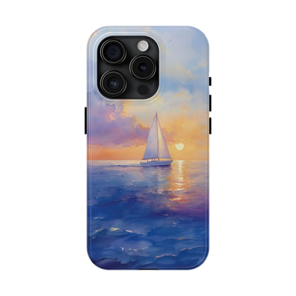 Watercolor Sailing Tough Phone Case for iphone & Samsung - Ruppy's Creations