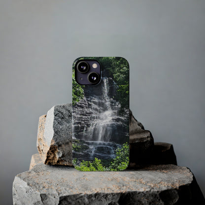 I Phone Waterfall Print Slim Phone Case