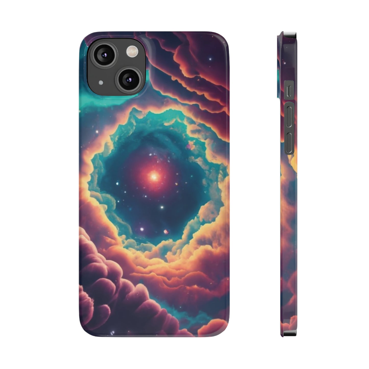 Space Nebula Slim Phone Case For I-phone