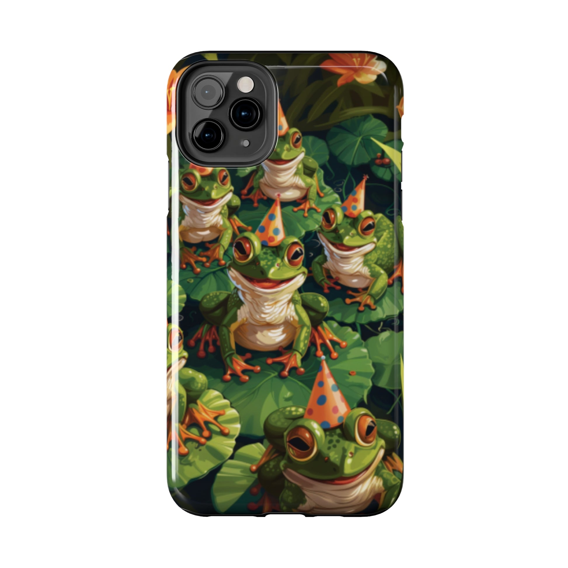 Frog Party Tough iPhone Case - Ruppy's Creations