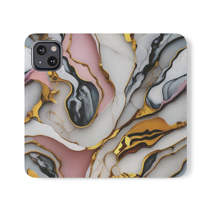 Golden Marble Folio Case