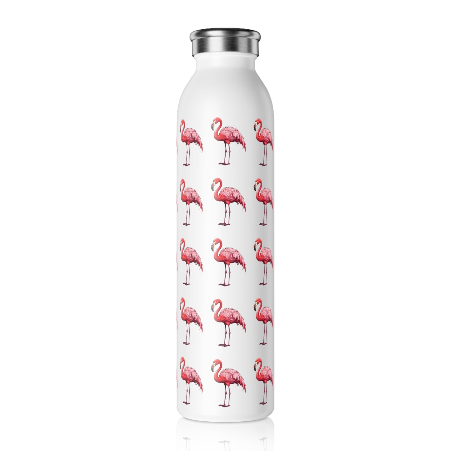 Flamingo Parade Slim Water Bottle