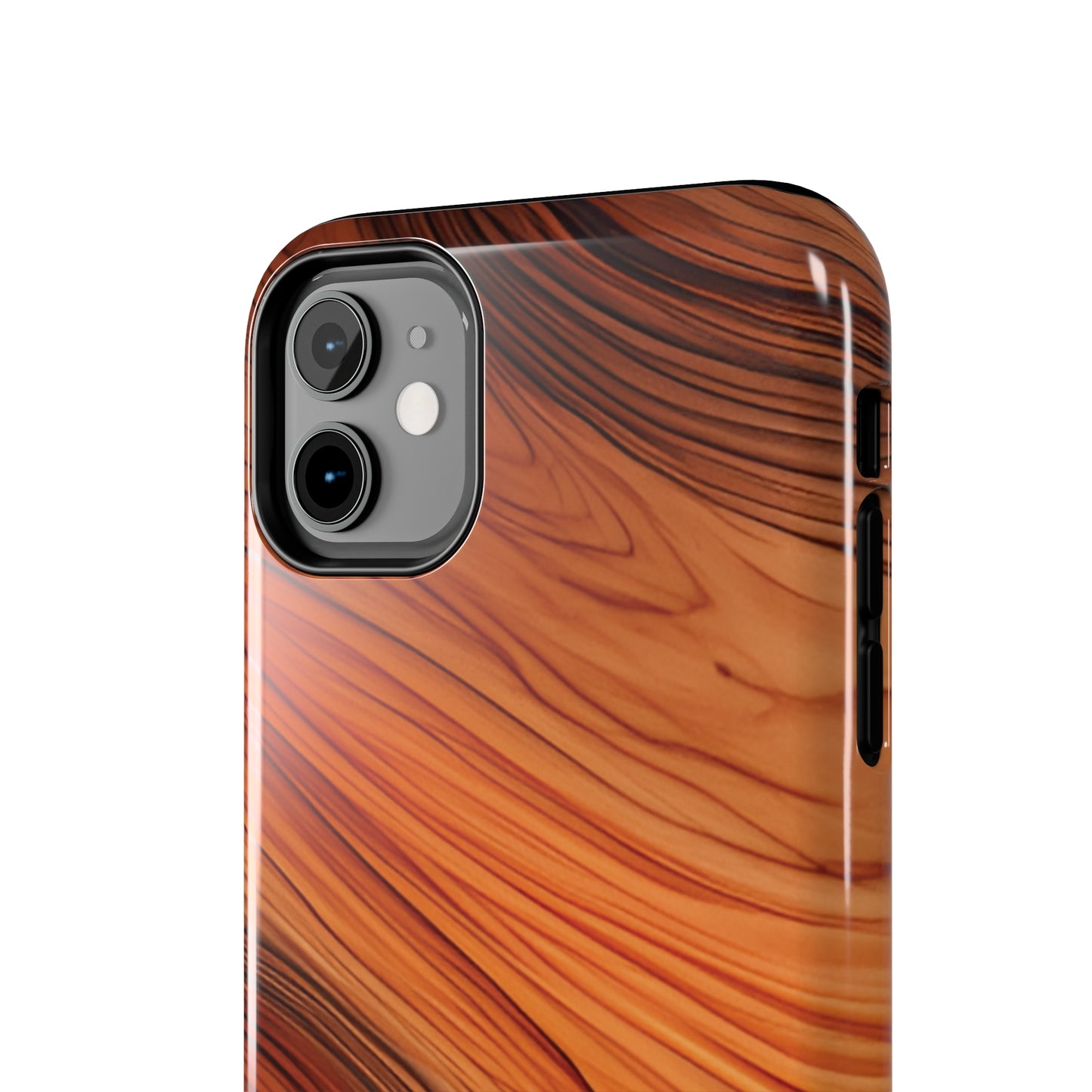 Wood Grain Look Tough Phone Case