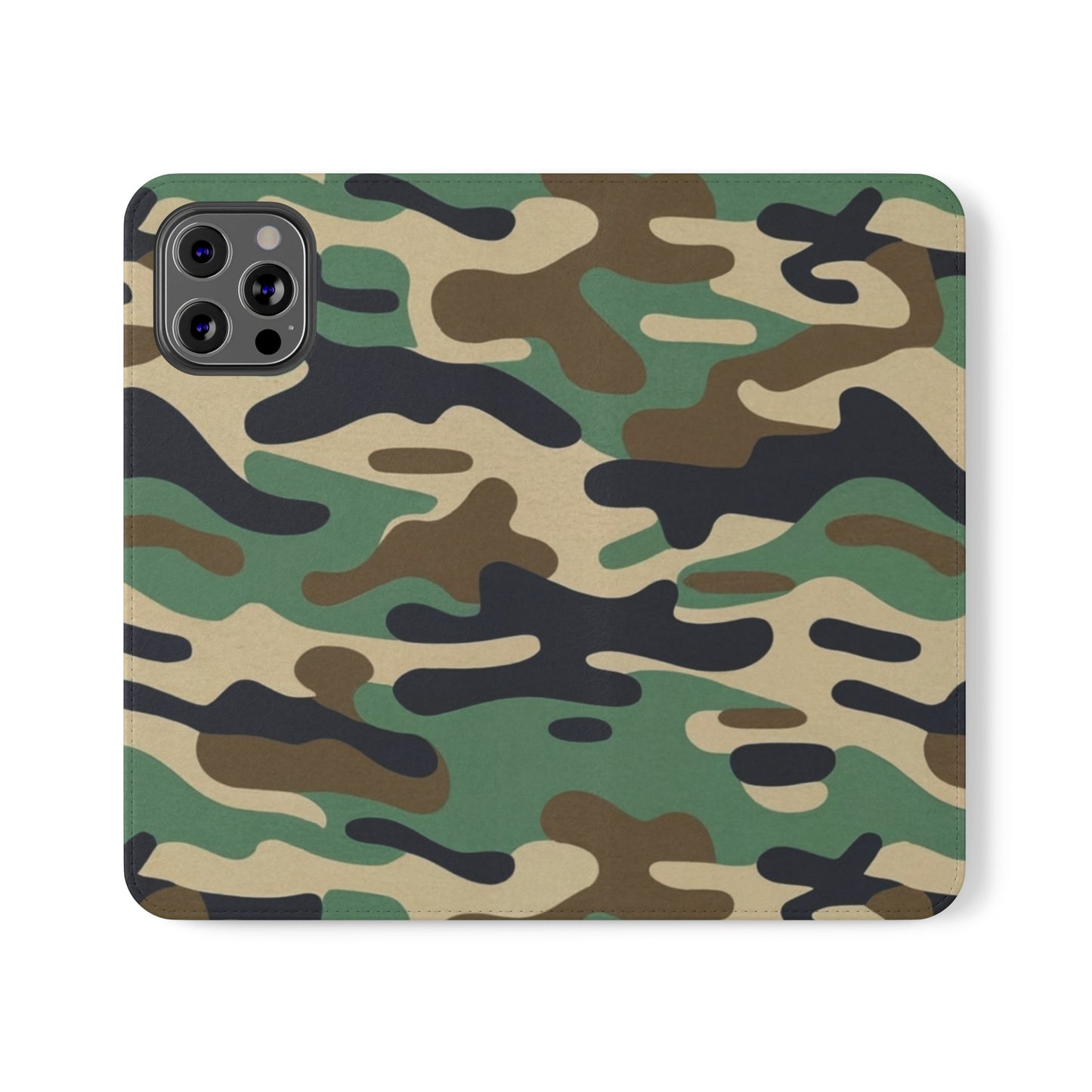 Camouflage Folio Phone Case