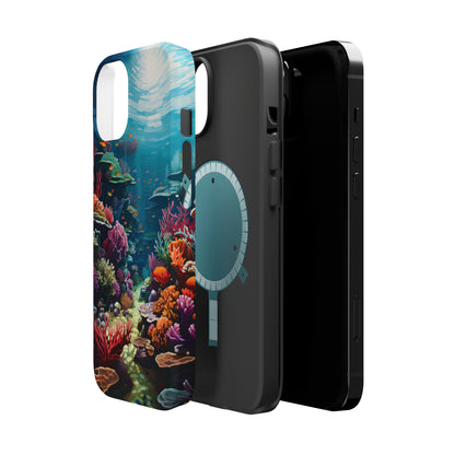 Coral Reef MagSafe Tough Case For I-Phone