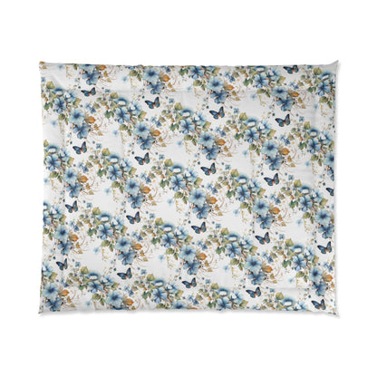 Blue Butterfly Comforter