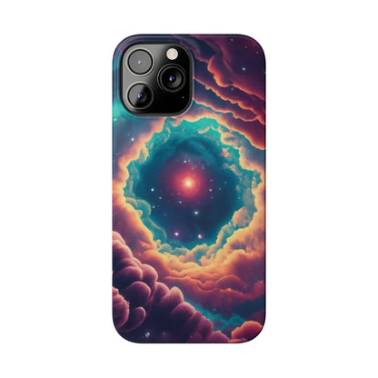 Space Nebula Slim Phone Case For I-phone