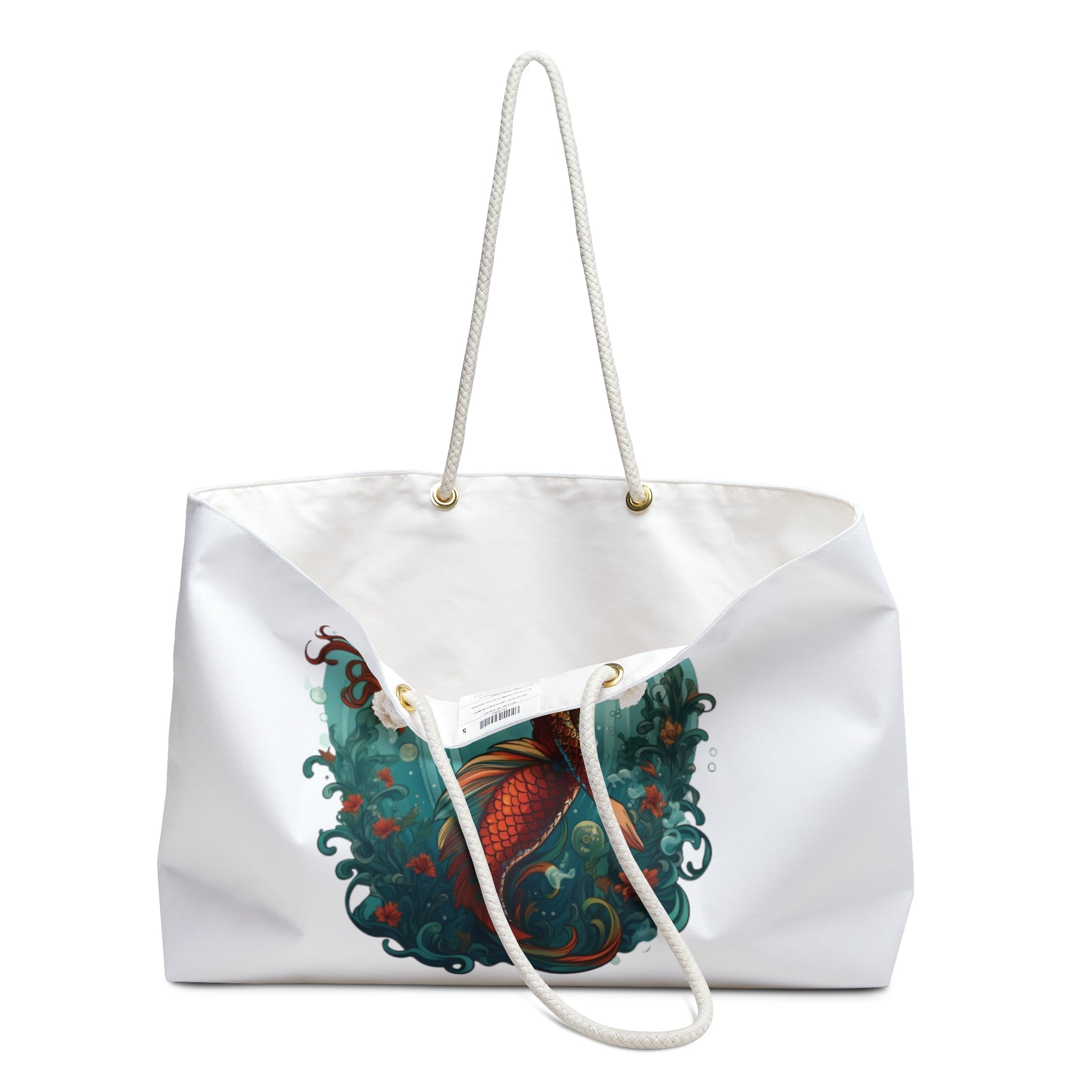 Mermaid Bubbles Beach/Weekender Bag - Ruppy's Creations