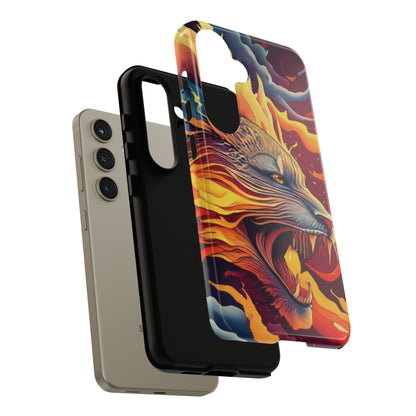 Blazing Beast Cell Phone Tough Case for I Phone, Samsung and Google Pixel