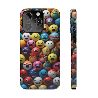 Emoji fun Slim Phone Cases