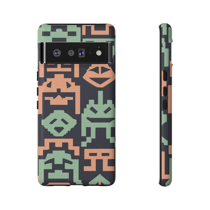 Vintage Video Space Game Graphics Tough Cell Phone Case - Ruppy's Creations