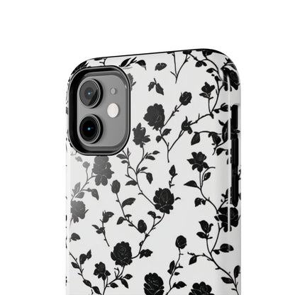 Black Rose Tough Phone Case For iphone & Samsung - Ruppy's Creations