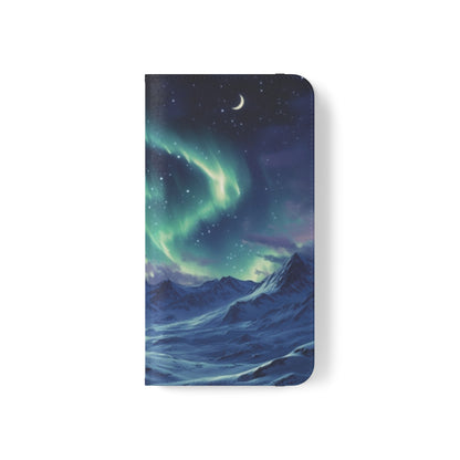 Winter Aurora Folio Phone Case - Ruppy's Creations